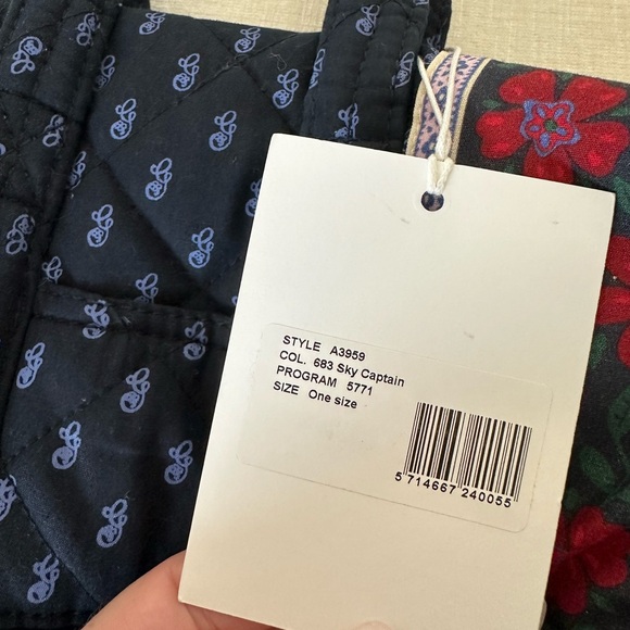 NWT GANNI Quilted Cotton Bag - Picture 2 of 4